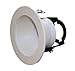 4 Inches Open Baffle Trim with Bracket for Line Voltage Recessed Light/Lighting-Fit Halo/Juno
