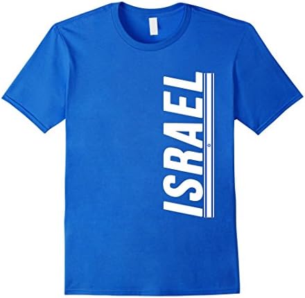 Men's ISRAEL T-shirt Im Israeli I Love Israel Flag Gift Tee Hebrew XL Royal Blue