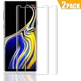 QIANXIANG Screen Protector, Tempered Glass Screen Protector/ 9H Hardness/Anti-Scratch/Anti-Bubble/3D Curved/High Definition Compatible Samsung Galaxy Note 9