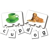 The Learning Journey: Match It! - Letters - 20 Self-Correcting Reading & Spelling Puzzles for Three Letter Words with Matching Images