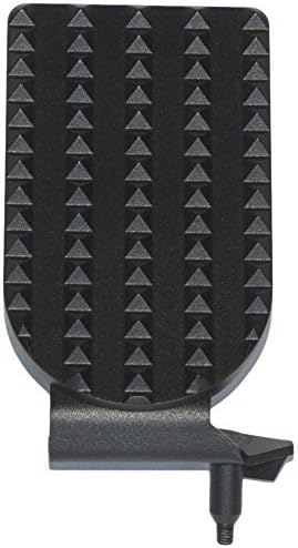 RealWheels RW236-3BP-J Billet Black Powder Coated XL Driver Side Foot Rest for Jeep Wrangler by Real Wheels