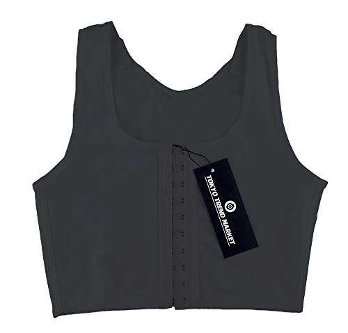 Tokyo-t womens chest binder cosplay 3 rows flat front h…
