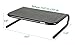 Allsop Metal Art Jr. Monitor Stand, 14-Inch wide platform holds 40 lbs with keyboard storage space – Pearl Black (30165)thumb 2