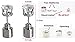 IC ICLOVER Led earring,1 Pairs Cool Shiny Glowing Led Lighting Stud Earring For Hallowmas Thanksgiving Day Christmas Gift-Green