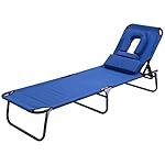 Goplus Patio Foldable Chaise Lounge Chair Bed Outdoor Beach Camping Recliner Pool Yard