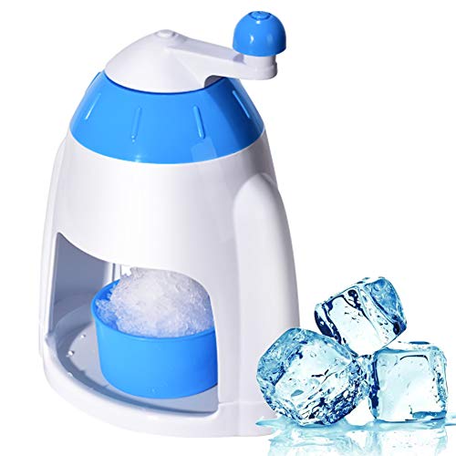 ALY Eiscrusher Maschine manueller, Ice Crusher Schneekegel Maker Maschine für Home Kitchen 20.5 x 14.5 x 26.5cm