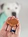 Threepaws Gourmet Vegan & Organic Strawberry Cream Dog Treats, Chia Seed Superfood, 7 oz