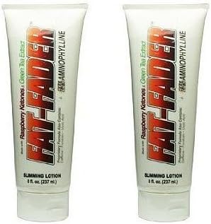 Fat Fader Slimming Lotion 2.5% Aminophylline w/ Raspberry Ketones & Green Tea Extract by Nutra Scientific Labs