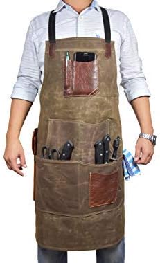 Amazon Co Jp アーロン レザーmulti Use Shop Apron Withツールポケットと調節可能なクロスバックストラップ グリーン Home Kitchen Amazon Co Jp アーロン レザーmulti Use Shop Apron Withツールポケットと調節可能なクロスバックストラップ グリーン Home Kitchen
