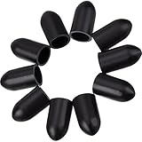 Shappy 100 Pack Liquor Bottle Pour Dispenser Spout Dust Covers Pourer Cap Rubber, Sauce Bottle Caps, Black