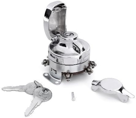 Ignition Electronic Chrome for Harley Davidson Dash Fat Bob Tank Evo Shovel