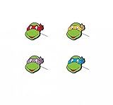 Teenage Mutant Ninja Turtles Faces 4 Stud Earrings
