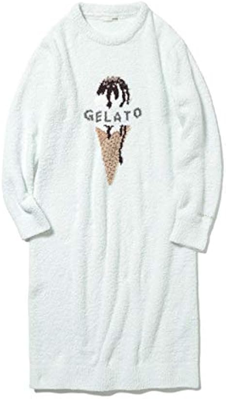 Amazon Gelato Pique ジェラートピケ ルームウェア パウダー モチーフジャガードドレス Pwno ジェラピケ 21春 レディース 部屋着 ワンピース おうち時間 ギフト プレゼントに ワンピース チュニック 通販