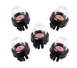 Pro Chaser Pack Of 5 Snap In Primer Bulb Pump 188-512 For Craftsman Roybi Homelite Husqvarna Gas Trimmer Blower Brush Cutter & Chainsaw Fits Zama BG55 BG65 BG66 BG75 BG86 Walbro WT-23A WYJ-33 WYJ-34