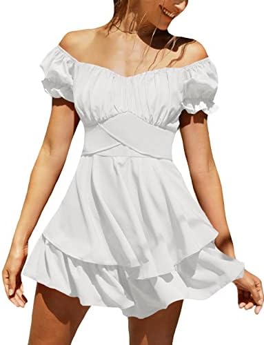 off shoulder cowgirl dress Wrangler Retro Women's Off White Swiss Dot Americana Dress 112344666