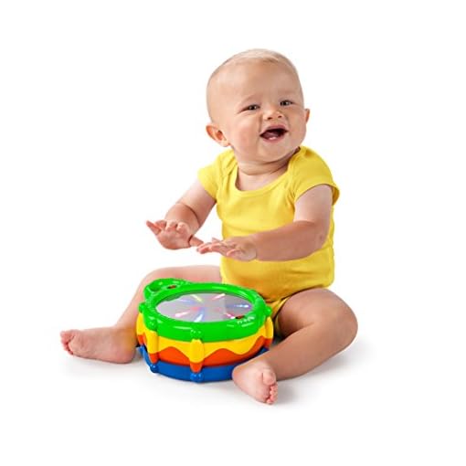 Bright Starts Light & Learn Drum with Melodies, Ages 3 Months + - Image 3