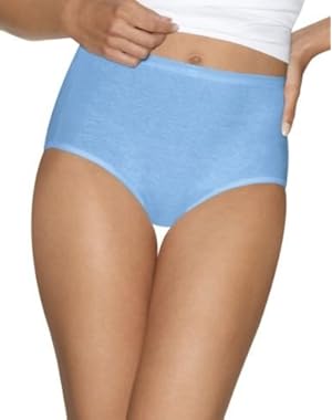 Womens Ultimate Cotton Comfort Briefs Assorted Colors Patterns 4-Pack 4