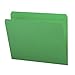 Smead File Folder, Reinforced Straight-Cut Tab, Letter Size, Green, 100 per Box (12110)