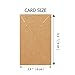 Xpurc 100 Set Kraft Paper Earring Display Cards with 100 Pcs Self-Seal Bags for Jewelry, Earring and Necklace, Ear Studs Holder Blank Paper Tags for DIY, 3.5'' x 2.4''(Brown)