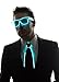 NEON NIGHTLIFE Light Up Neck Tie for Men, Aqua
