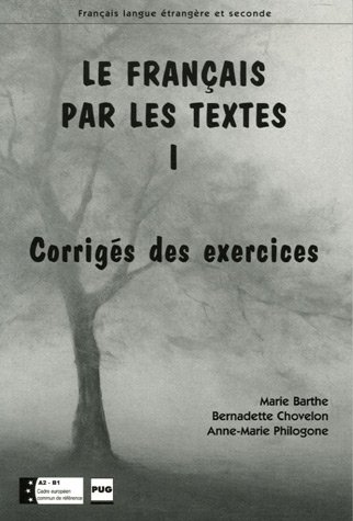 Le  français par les textes
