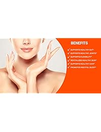 Cápsulas de proteínas de colágeno múltiple – 90 unidades – Tipo I, II, III, V, X – de hierba – todo en uno...