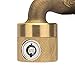 Flow Security Systems The FaucetLock | Heavy Duty Brass Construction | Prevents Water Theft & Secures Outdoor Bibbs | Promotes Water Conservation | Keyed The Same | FSS 50 | 20 Pack