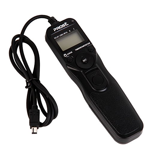 PROST Shutter Release Timer Remote Control for Nikon D90 D600 D610 D3100 D3200 D3300 D5000 D5100 D5200 D5300 D7000 D7100 D7200 Digital SLR Cameras