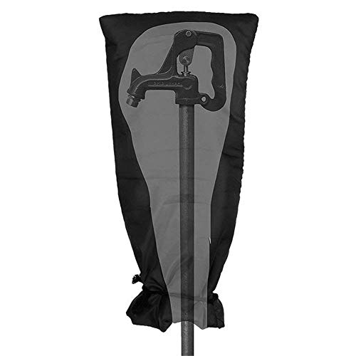 Garden Faucet Cover, Outside Faucet Frost Protector, Large, Black - Thumbnail 7