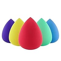 Premium Beauty Sponge Makeup Blender (Set of 5) for Powder, Concealer and Foundation Applicator - Make Up Sponges for Cosmetic Blending