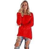 Teresamoon Clearance Sale ! Long Sleeve Sweater, Womens Ladies Sweatshirt Pullover Tops Blouse