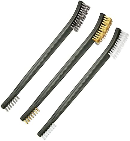 Wire Brush Set Replacement Accessories With Scraper 5Pcs - Nylon/Brass