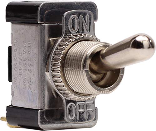 Fastronix SPST ON-OFF Heavy Duty 20 Amp AC/DC Toggle Switch with ...
