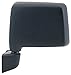Driver Side Mirror for Suzuki Samurai, Black, Foldaway, Manual