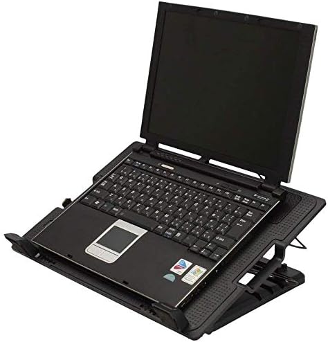 UNMCORE Ergonomic Design Notepal Ergostand Laptop Notebook Cooling Pad with 5 Adjustable Angle Stand & 140mm Silent Fan & 2 Port USB Hub for 9 to 17 inch Laptop & Notebook