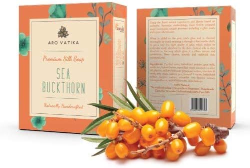 Arotatvika Premium Silk Soap, Sea Buckthorn, 100g