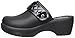 Crocs Women's Cobbler Quilt Strap Clog Mule, Black/Black, 8 B(M) US