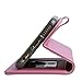 Arae Case for iPhone 6s / iPhone 6, Premium PU Leather Wallet case [Wrist Strap] Flip Folio [Kickstand Feature] with ID&Credit Card Pockets for iPhone 6s / 6 4.7 inch (babypink)