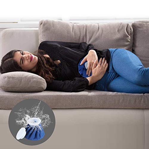 Ice Bag Packs, Saymeto Reusable Ice Bag for Injuries, Hot & Cold Therapy for Migraines, Pain Relief, Other Neurological Issues, and Bone Problems, 3-Pack, 3 Sizes (6"/9"/11")