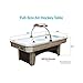 Harvil Beachcomber 7 Foot Indoor Air Hockey Table with Overhead Scorer, Leg Levelers, and 4 Pucks and 2 Pushers