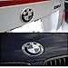 Emblems for BMW, 82mm Hood Emblem and 74mm Trunk Emblem for All Models BMW E30 E36 E46 E34 E39 E60 E65 E38 X3 X5 X6 3 4 5 6 7 8 (Black)