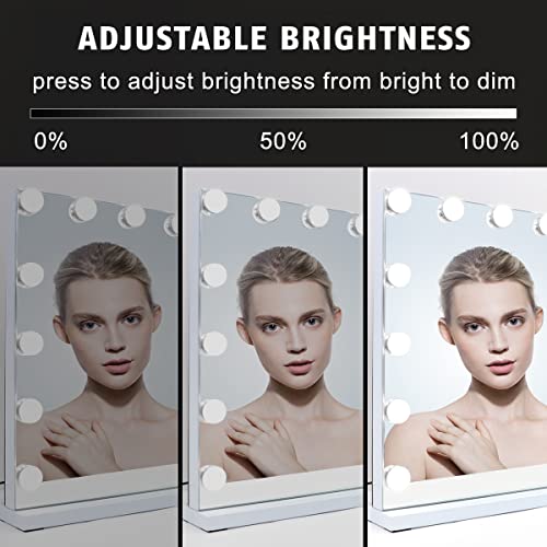 Fenair Hollywood Vanity Mirror with Lights with Bluetooth, Lighted