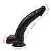 Realistic Dildo-Mixfun 9 Inch Realistic Silicone D-i-l-d-o with Strong Suction Cup - Lifelike G-S-p-o-t Premium D-i-l-d-o for Women-Huge Dildo