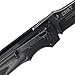 CRKT Ruger All-Cylinders EDC Folding Pocket Knife: Heavy Duty Everyday Carry, Black Plain Edge Blade, Thumb Stud, Liner Lock, G10 Handle, Reversible Pocket Clip R2001K