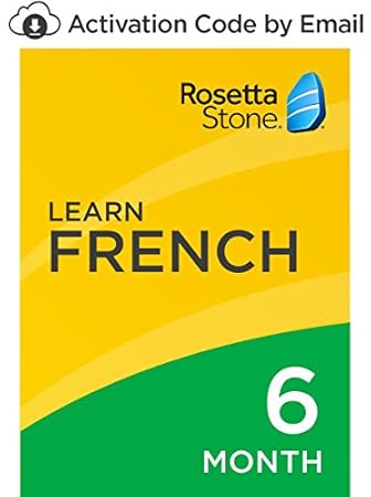 Rosetta Stone: Learn French for 6 months on iOS, Android, PC, and Mac - mobile & online access [PC/Mac Online Code]