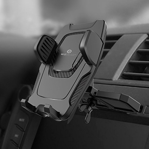 CD Phone Mount, WizGear Universal Car Phone Mount, CD Slot Car Mount Holder with New Gravity Self-Locking Design Mount, Compatible with All Smartphones (New Gravity Self-Locking Mount) - Thumbnail 2