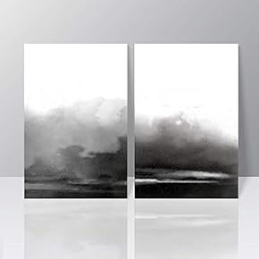 signwin 2 Panel Canvas Wall Art Watercolor Painting...