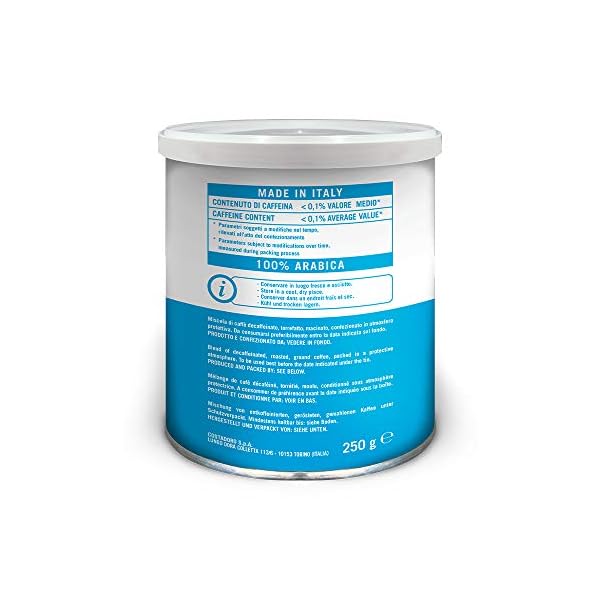 Caffè Costadoro Entkoffeinierter Gemahlener Kaffee Dose, 250 g – Bild 3