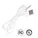 MENTIRO Original Replacement DC Charging Cable USB Cord for Rechargeable Device.25mm