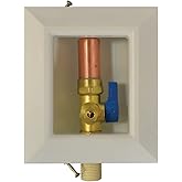 Icemaker Box, Quarter Turn Valve with Water Hammer Arrestor, CPVC Connection, Lead Free